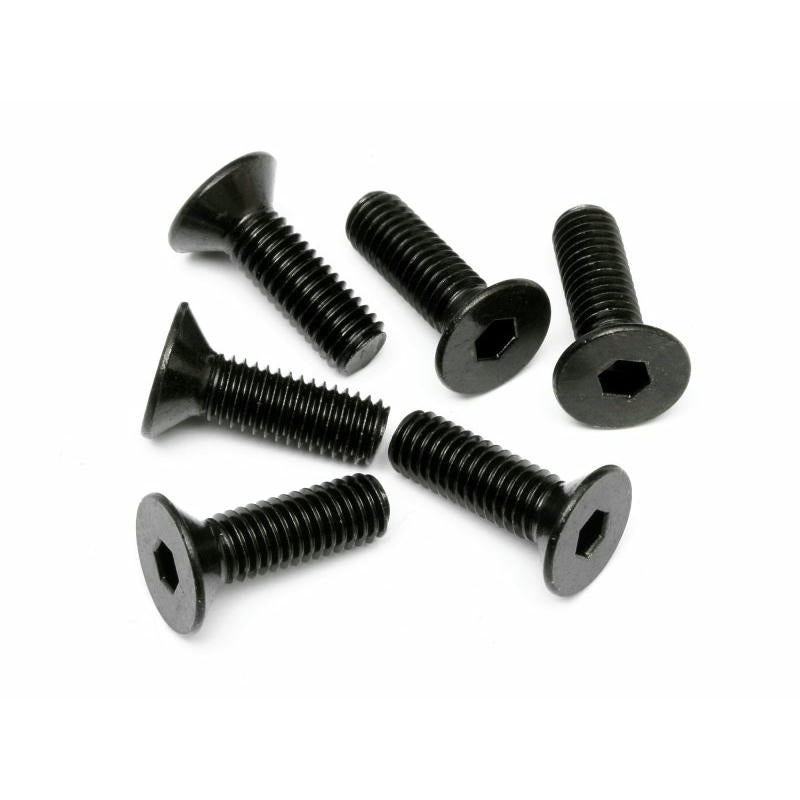 Image of HPI Racing Flat Head Screws M5x16mm (3.0mm Hex Shocket, 6pcs) HPI94730