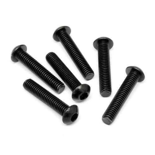 Image of Button Head Screw M6X30mm (Hex Socket/6pcs)