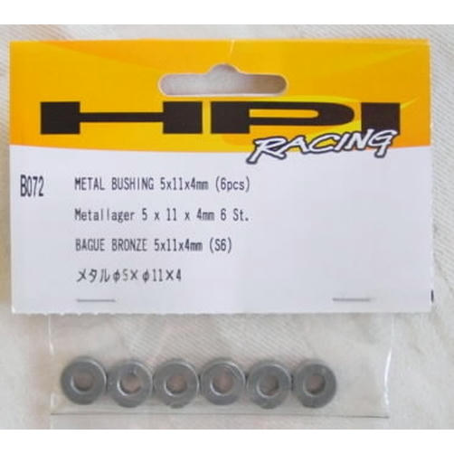 Image of HPI Metal Bushings 5x11x4mm (6pcs)   HPIB072