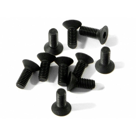 Image of HPI Racing Flat Head Screws M3x8mm (Hex Socket, 10pcs) HPIZ082