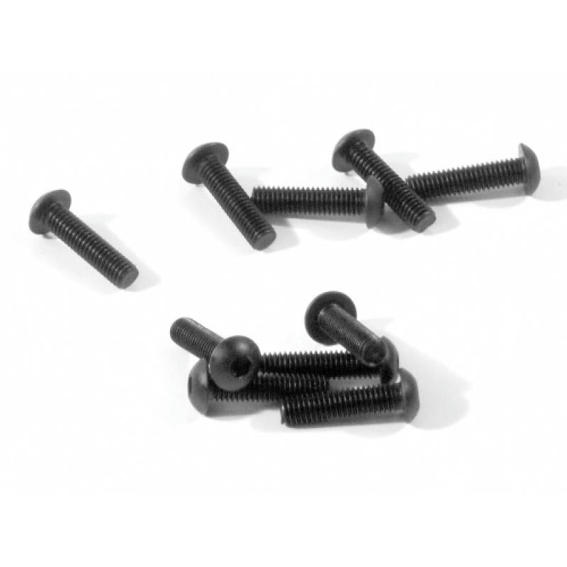 Image of HPI Racing Button Head Screw M3x12mm Hex Socket (10pcs) HPIZ354