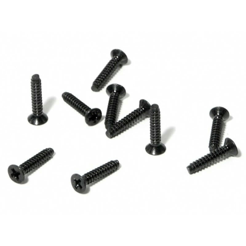 Image of HPI Racing TP Flat Head Screws M2x10mm (Phillips, 10pcs) HPIZ463