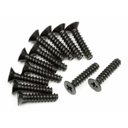 Image of HPI Racing M2.6 x12mm TP Flat Head Screws (12pcs) HPIZ478