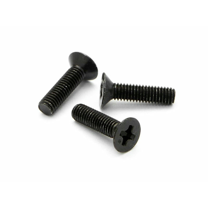 Image of HPI Racing Flat Head Screws M3x12mm (Phillips, 6pcs) HPIZ528