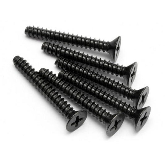 Image of HPI Savage X TP Flat Head Screw M4X30mm (6) HPIZ649