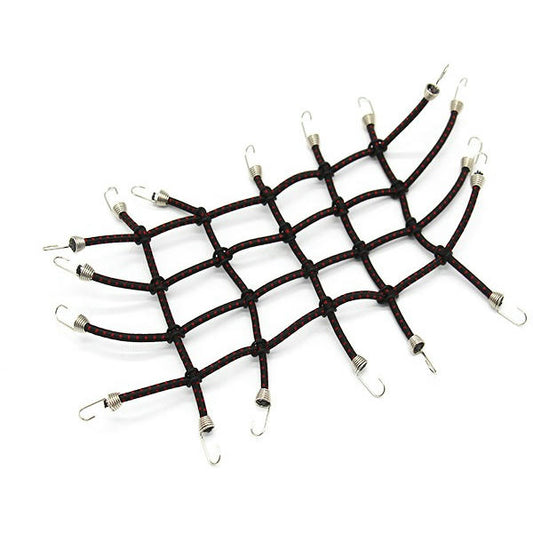 Image of Hot Racing 1/10th Scale Red & Black Cargo Net for Rock Crawlers HRAACC468N02