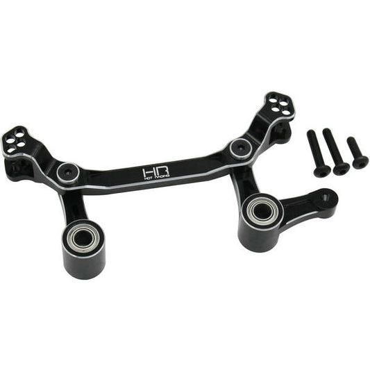 Image of Black Alloy Steering Bellcrank for Arrma 1/10 4x4 Vehicles AR340132 HRAATF4801