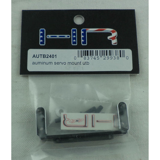 Image of Axial Capra 1.9 UTB Black Aluminum Servo Mount HRAAUTB2401