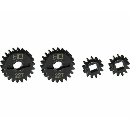 Image of Axial Capra 1.9 UTB Over Drive Portal Machined Gear Set, 13-22T HRAAUTB813X22
