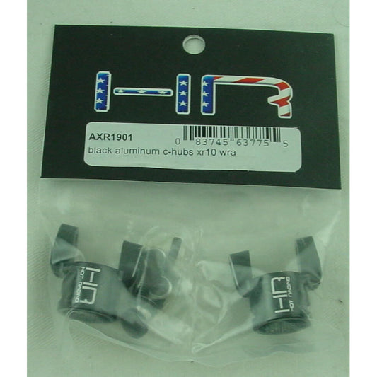 Image of Axial Racing XR10 Wraith Black Aluminum C-Hubs by Hot Racing HRAAXR1901