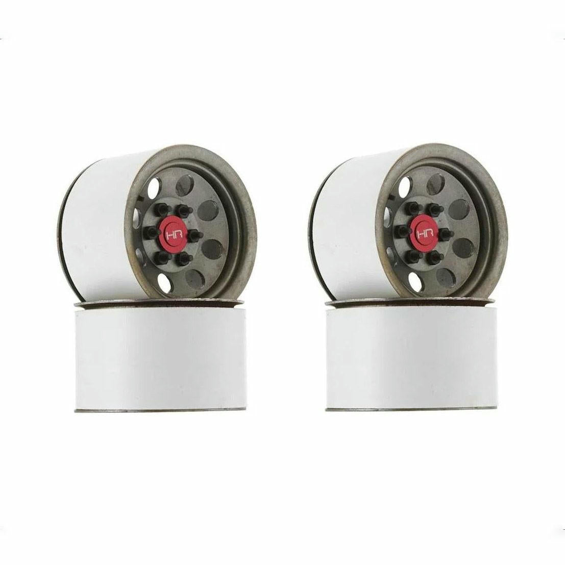 Image of Hot Racing Steel 2.2 6-Lug 8-Hole Beadlock Truck Wheels (12mm Hex, 4pcs) 