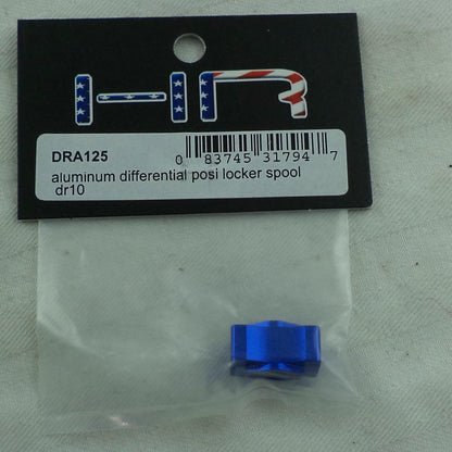 Image of Team Associated DR10 Drag Car Blue Alloy Differential Posi Locker Spool DRA125