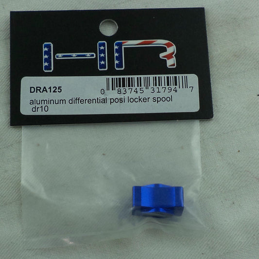 Image of Team Associated DR10 Drag Car Blue Alloy Differential Posi Locker Spool DRA125