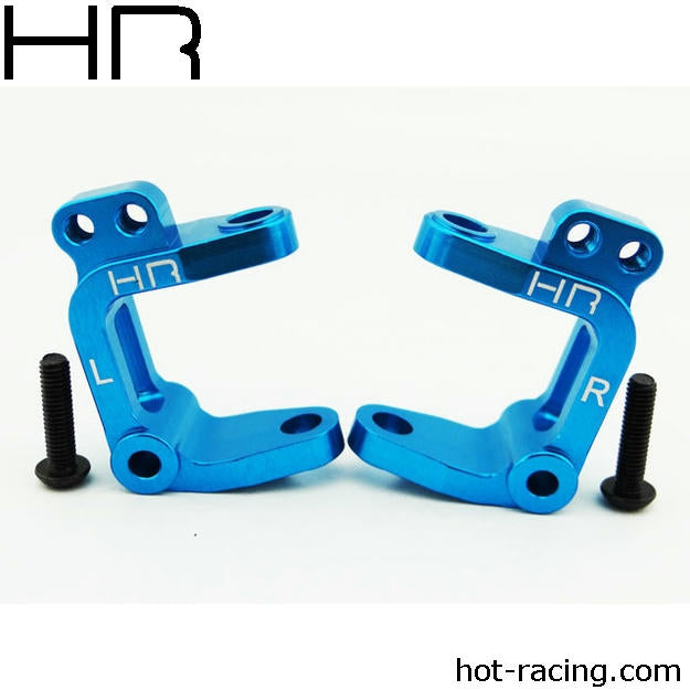 Image of Hot Racing 1/10th Scale Blue Aluminum Caster Blocks/All 2WD ECX HRAECT1906