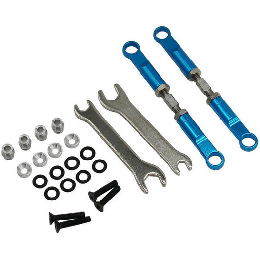 Image of Hot Racing ECX 2WD Vehicles 72mm Blue Aluminum Front Turnbuckles HRAECT5406