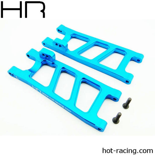 Image of Hot Racing 1/10th Scale Blue Aluminum Rear Lower Arms/All 2WD ECX HRAECT5606