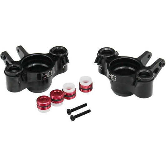 Image of Black Alloy Axle Carriers (2pcs) fits Traxxas E-REVO 2.0 Hot Racing HRAERVT2101