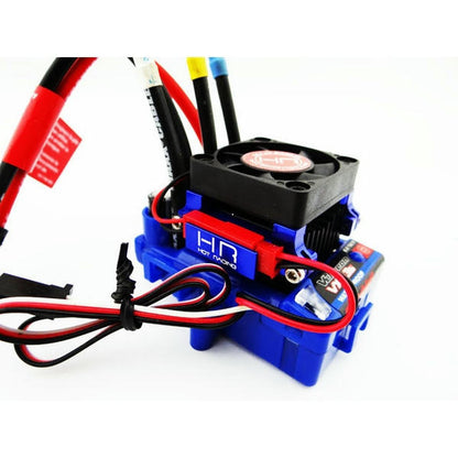 Image of High Velocity Cooling Fan w/Blue Alloy Heat Sink for Traxxas Velineon VXL-3S ESC