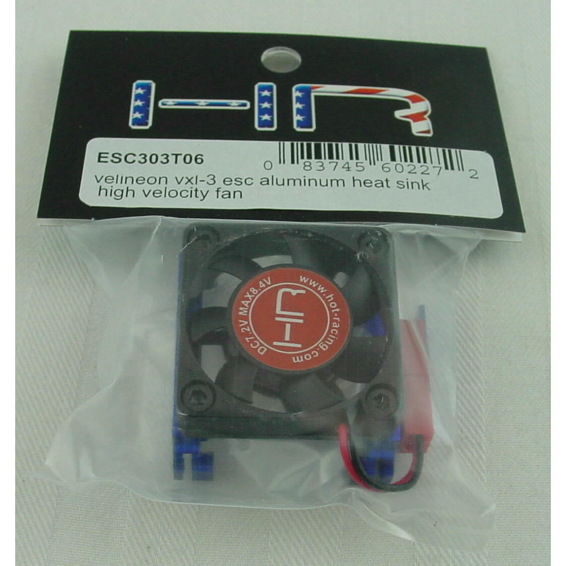 Image of High Velocity Cooling Fan w/Blue Alloy Heat Sink for Traxxas Velineon VXL-3S ESC