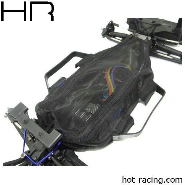 Image of Hot Racing 1/10th Chassis Dirt Guard Cover/4x4 LCG Slash/Rally  HRALCF16C06