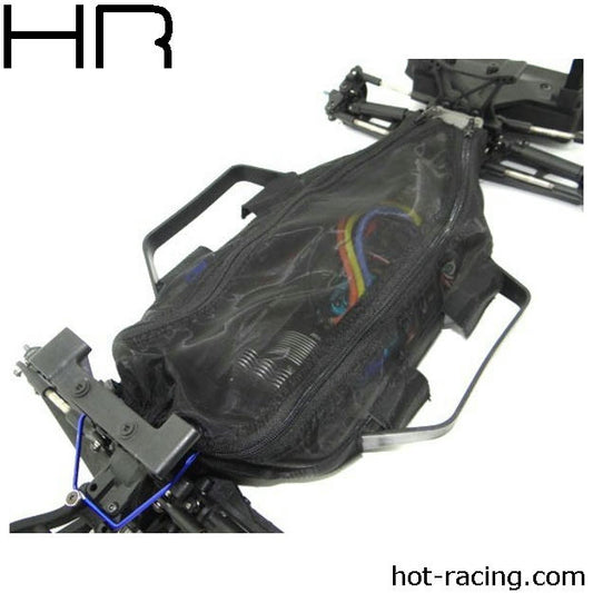 Image of Hot Racing 1/10th Chassis Dirt Guard Cover/4x4 LCG Slash/Rally  HRALCF16C06