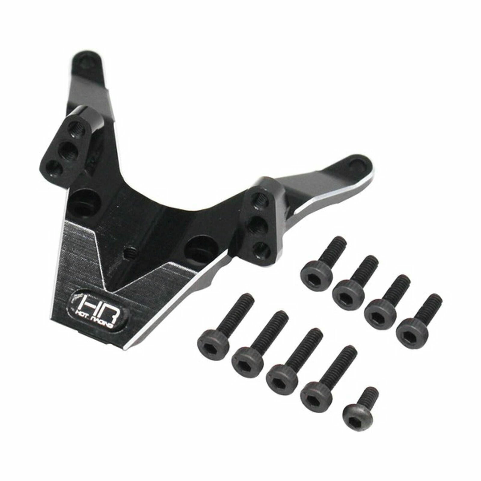 Image of Losi Mini-T 2.0 Black Aluminum Front Bulkhead HRAMTT12A01