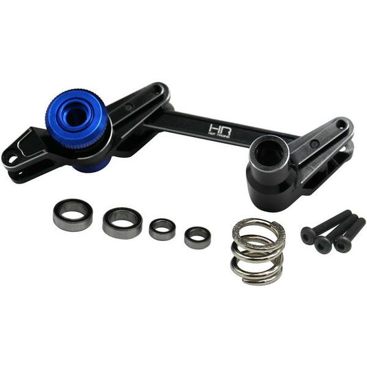 Image of Aluminum Steering Servo Bellcrank Set fits Traxxas MAXX Hot Racing HRAMXX48M01