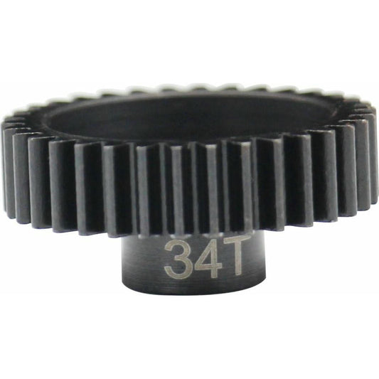 Image of Hot Racing 34T 34Tooth 32P/0.8M 5mm Bore Steel Pinion Gear HRANSG3234