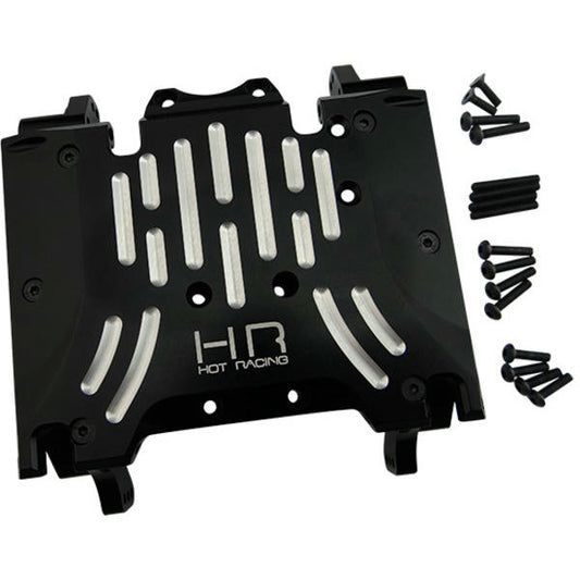 Image of Axial RR10 Bomber Black Alloy Multi-Mount Skid Plate HRARRT133M01 