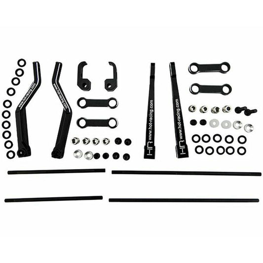 Image of Axial Racing Bomber Desert Buggy Black Torsion Sway Bar Set Hot Racing RRT331X01