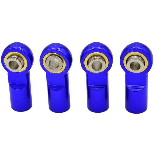 Image of Hot Racing 1/10th Scale Blue Ball Type Aluminum Rod Ends Revo HRARVO160AH 2pcs