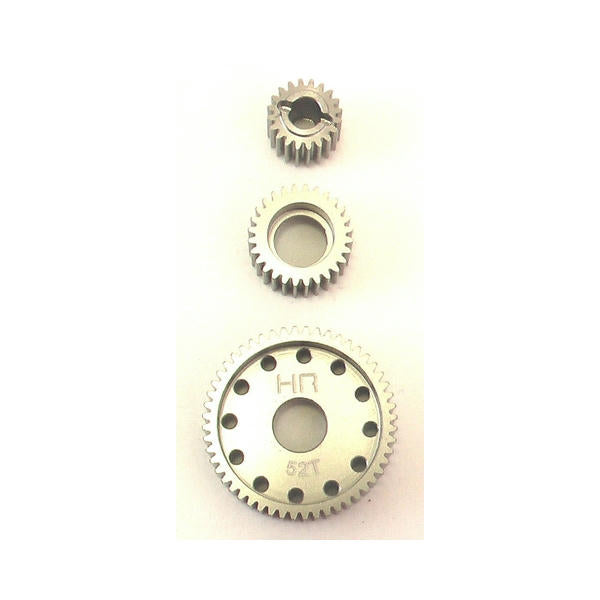 Image of Axial AX10/SCX10/SMT10 Hard Anodized Aluminum Center Gear Set HRASCP1000T