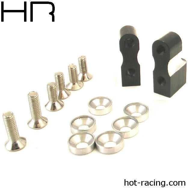 Image of Hot Racing 1/10th Scale Aluminum Servo Mount/Wraith/Ridgecrest HRASCP2401