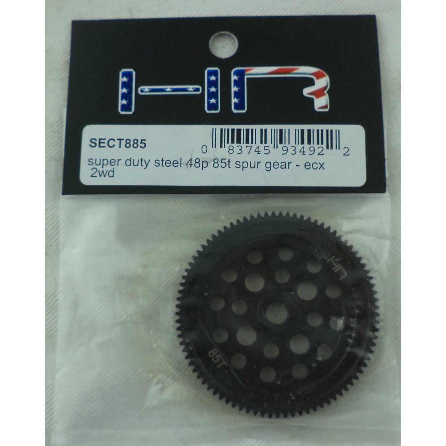 Image of Hot Racing 1/10th Scale 85T 48P Steel Spur Gear ECX 2WD Series Trucks HRASECT885