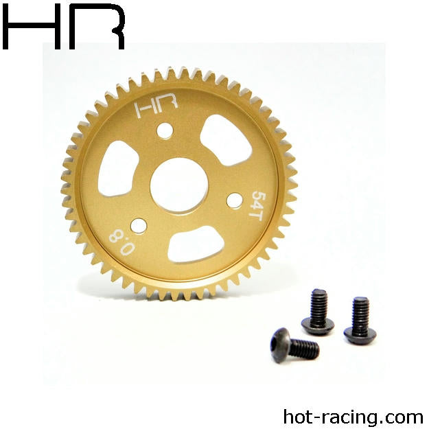 Image of Hot Racing 1/10th Scale 54T 32P Aluminum Spur Gear/Jato/4x4 Slash  HRASLF254T