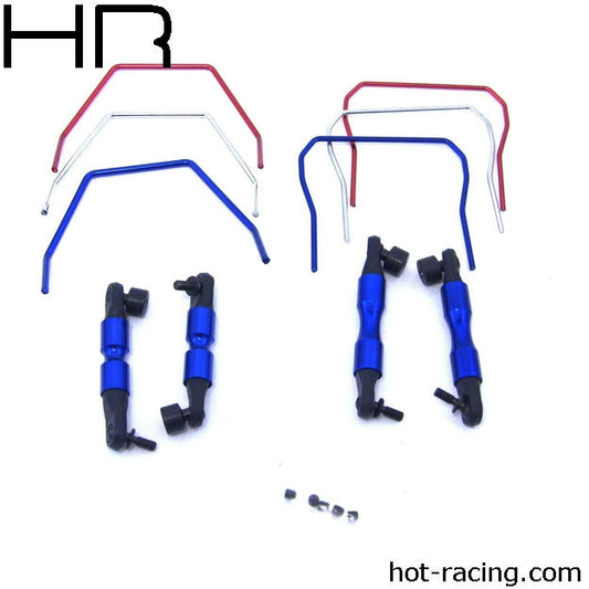 Image of Hot Racing 1/10th Scale Front/Rear Sway Bar Set/4WD Slash/Rally HRASLF311
