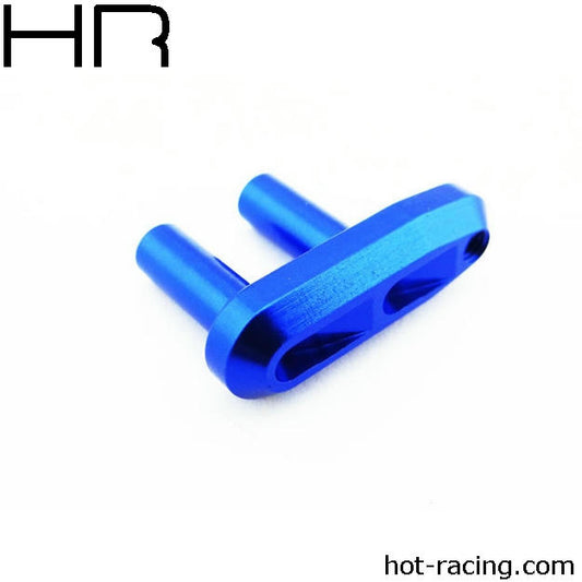 Image of Hot Racing Aluminum Water Cooling Dual Outlet/Traxxas Spartan Boat HRASPN28WE06