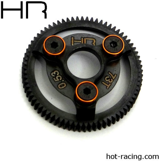 Image of Hot Racing 1/10th Scale Steel 73T 48P Spur Gear/Stampede/Rustler/Slash HRASTE873