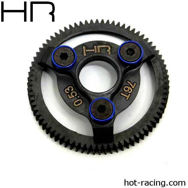 Image of Hot Racing 1/10th Scale Steel 76T 48P Spur Gear/Stampede/Rustler/Slash HRASTE876