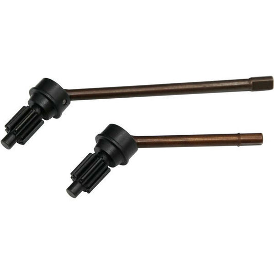 Image of S2 Spring Steel CV Solid Front Axle w/Gear HRASTRXF12SFG fits Traxxas TRX-4 TRX4