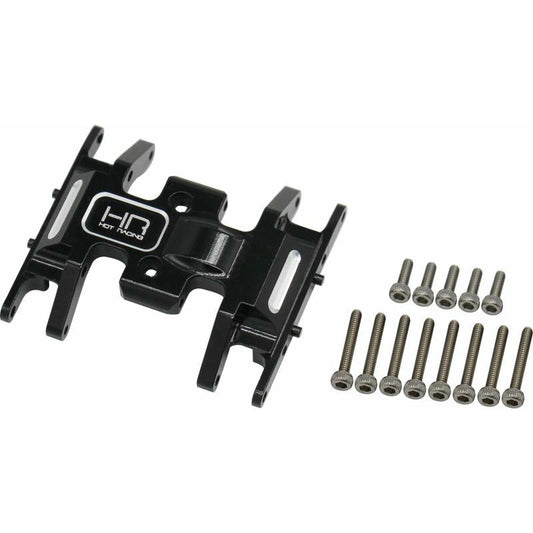 Image of Axial SCX2 1/24 Scale Rock Crawler Black Aluminum Skid Plate HRASXTF133M01