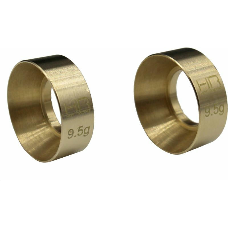 Image of Axial SCX24 Brass 9g Wheel Weights (Pair) by Hot Racing HRASXTF2612H