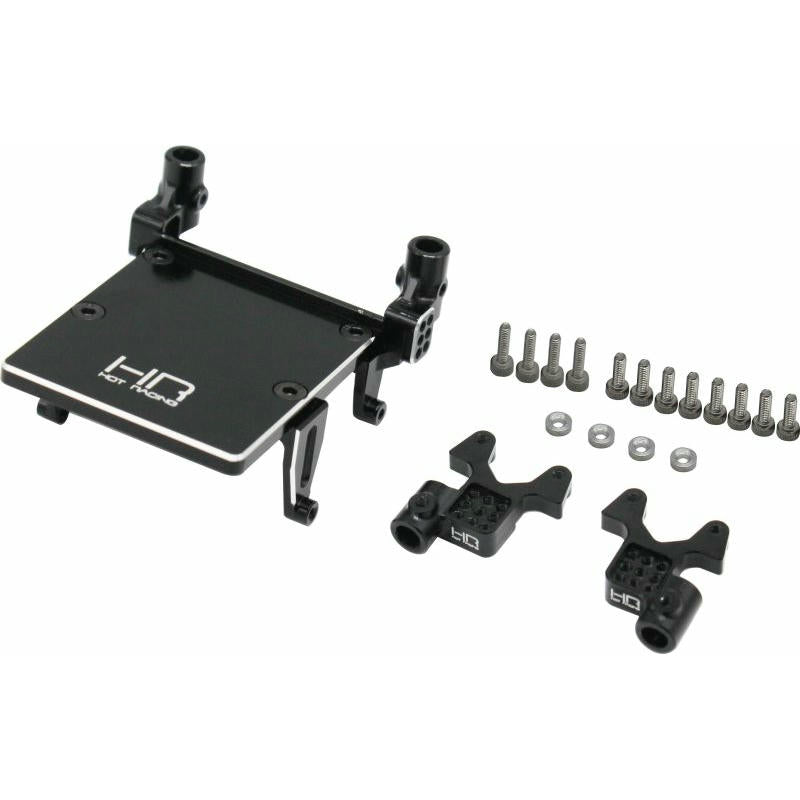 Image of Axial SCX24 Rock Crawler Black Alloy Front & Rear Adjustable Shock Towers