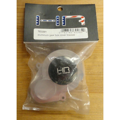 Image of Hot Racing Black/Silver Alloy Gear Cover 2WD Stampede/Slash/Rustler HRATE3201