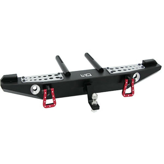 Image of Hot Racing Black Alloy Rear Bumper fits TRX4 TRX-4/Axial SCX10 II HRATRXF03WRA01