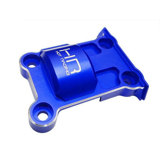 Image of Blue Alloy Upper Rear Differential Cover XMX13M06 fits Traxxas X-Maxx XMAXX 