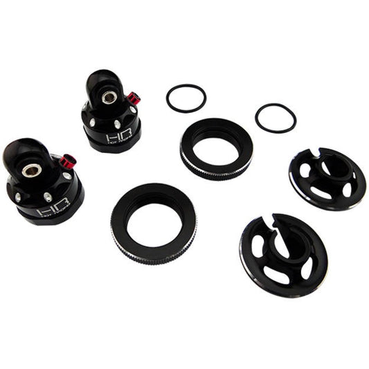 Image of Aluminum Bleeder Shock Caps w/ spring retainer X Maxx
