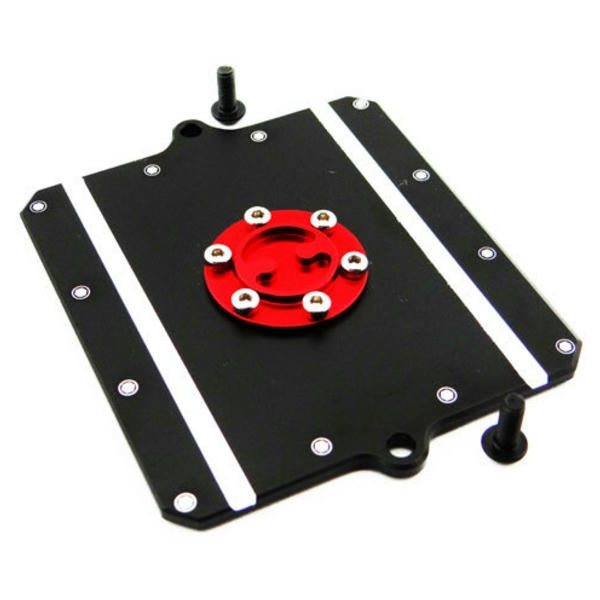 Image of Axial Yeti Black Alloy replica Fuel Cell Receiver box Lid Hot Racing YET525C01