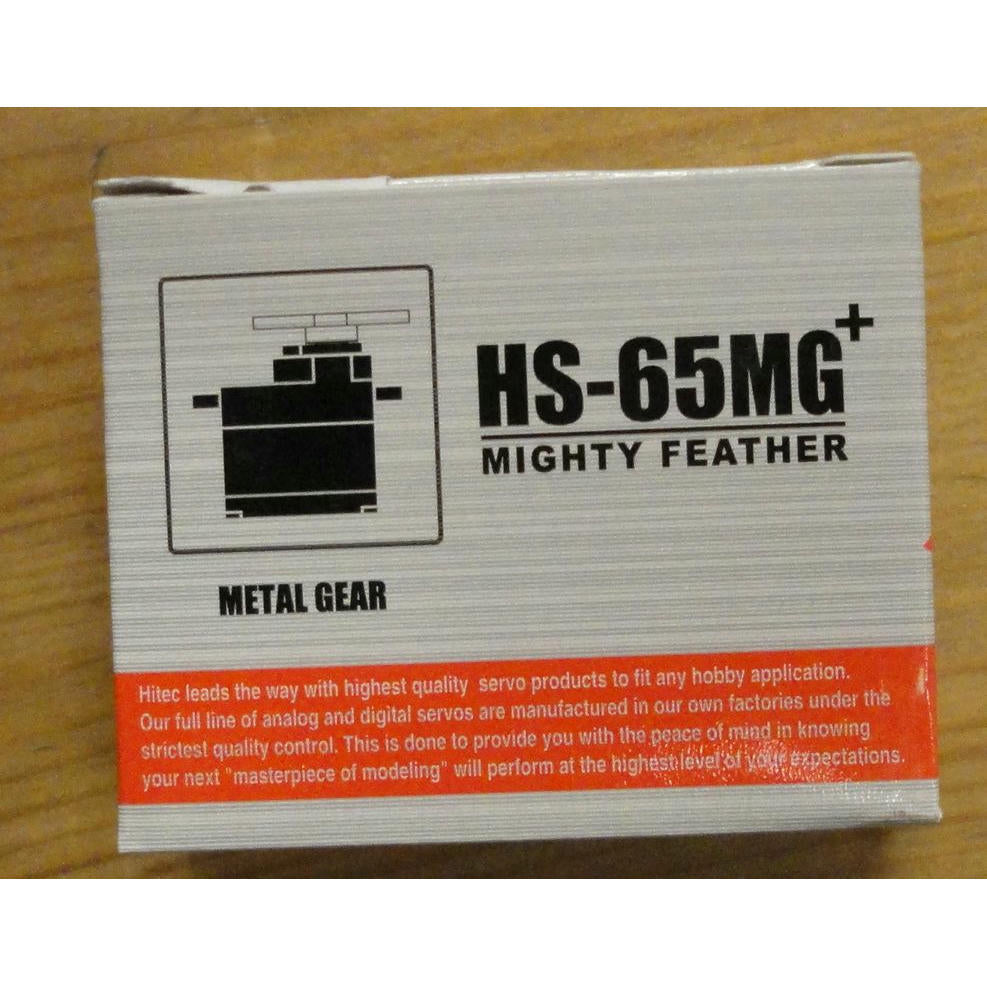 Image of Hitec HS-65MG Mighty Feather Servo (30.55oz, .11s, MG)