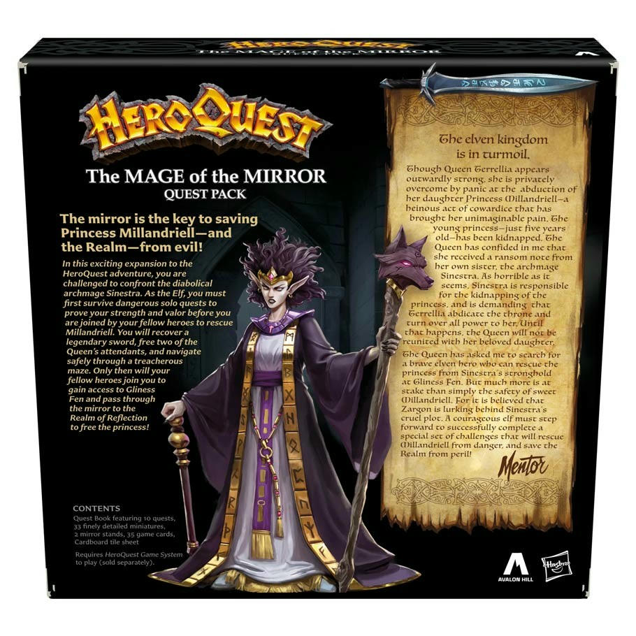 Image of Heroquest Fantasy Board Game: The Mage of the Mirror Expansion by Hasbro